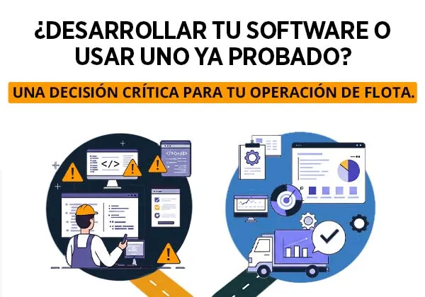 ¿Vale la pena desarrollar tu propio software de transporte?